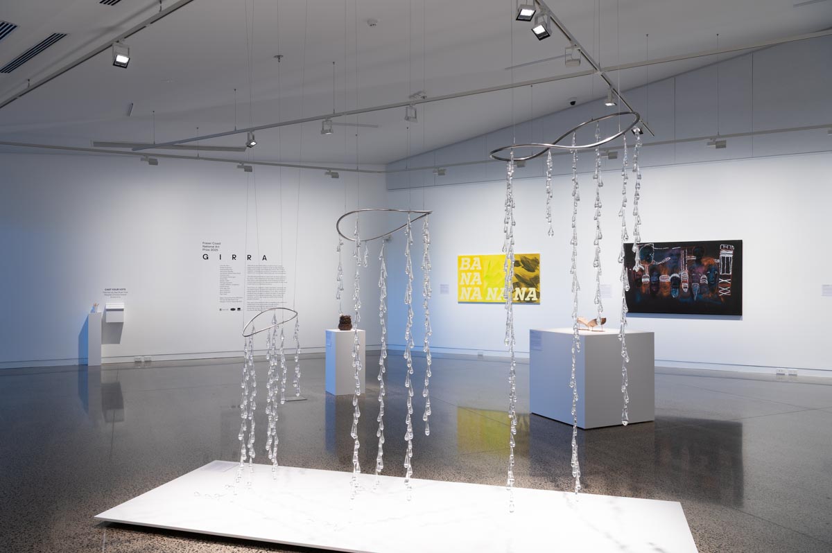 Installation view: ’Girra: Fraser Coast National Art Prize 2025'. Photograph: Natasha Harth