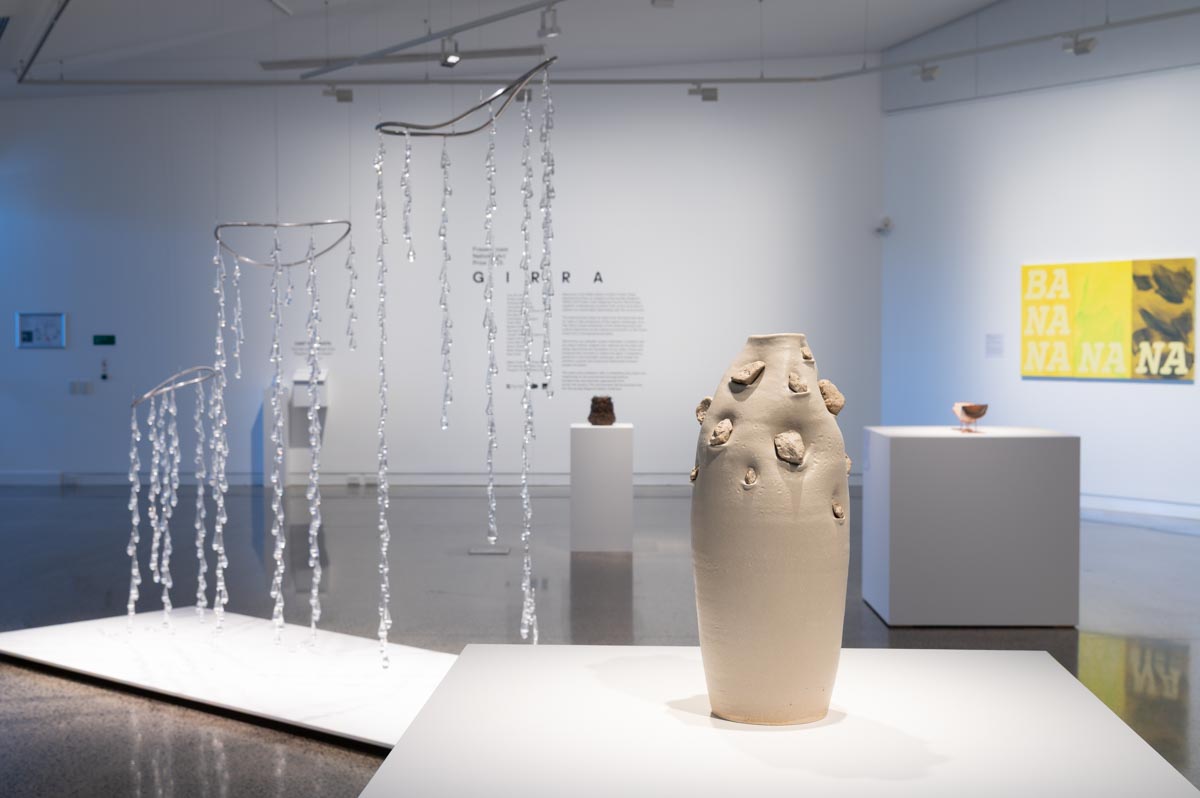 Installation view: ’Girra: Fraser Coast National Art Prize 2025'. Photograph: Natasha Harth