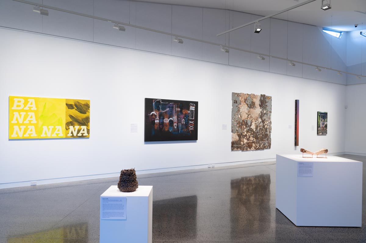 Installation view: ’Girra: Fraser Coast National Art Prize 2025'. Photograph: Natasha Harth