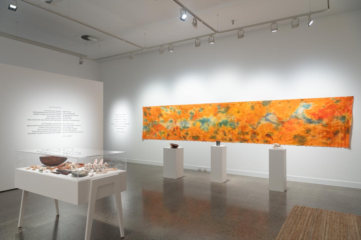 Installation view: Joyce Watson ‘Family and Country, many people’s stories’. Photograph: Natasha Harth