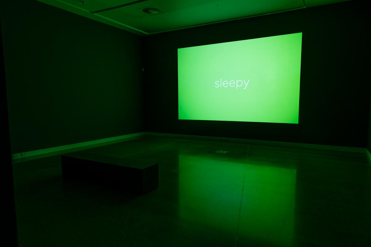 Installation view: ‘Picturing the End’. In view: Grant Stevens, ‘Feelings’, 2024. Photo: Natasha Harth